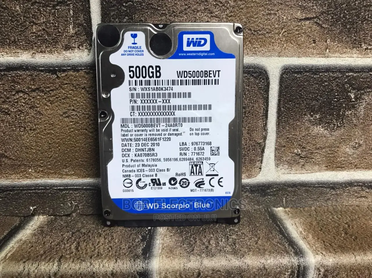 500gb Hard Disk Internal for Laptops