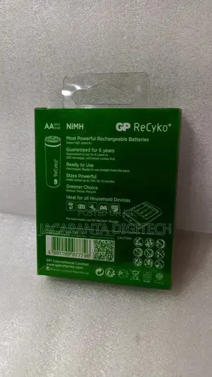 Gp Recyko Aa Rechargeable 2600mah Batteries 1 Pair