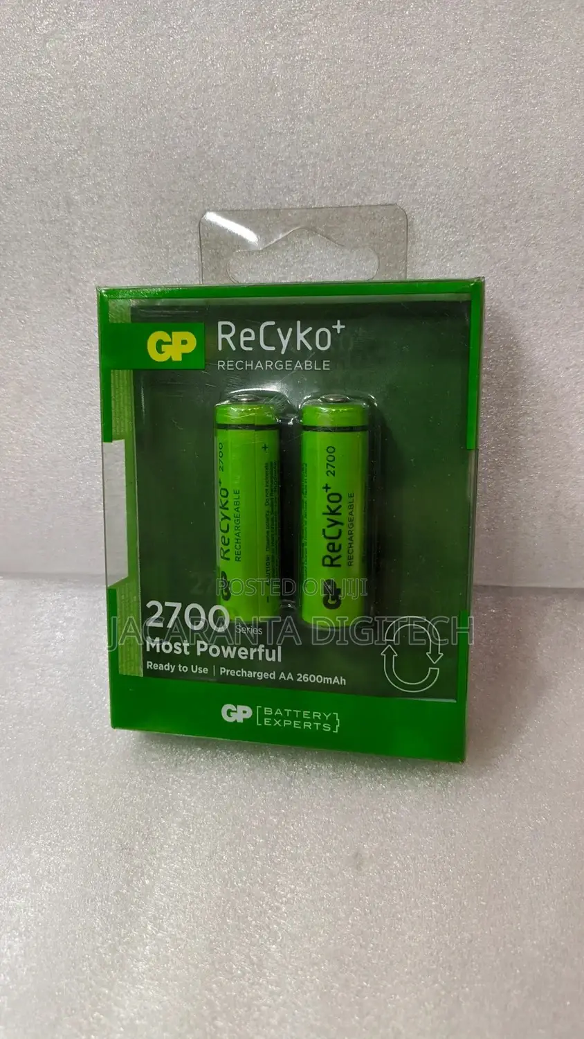 Gp Recyko Aa Rechargeable 2600mah Batteries 1 Pair