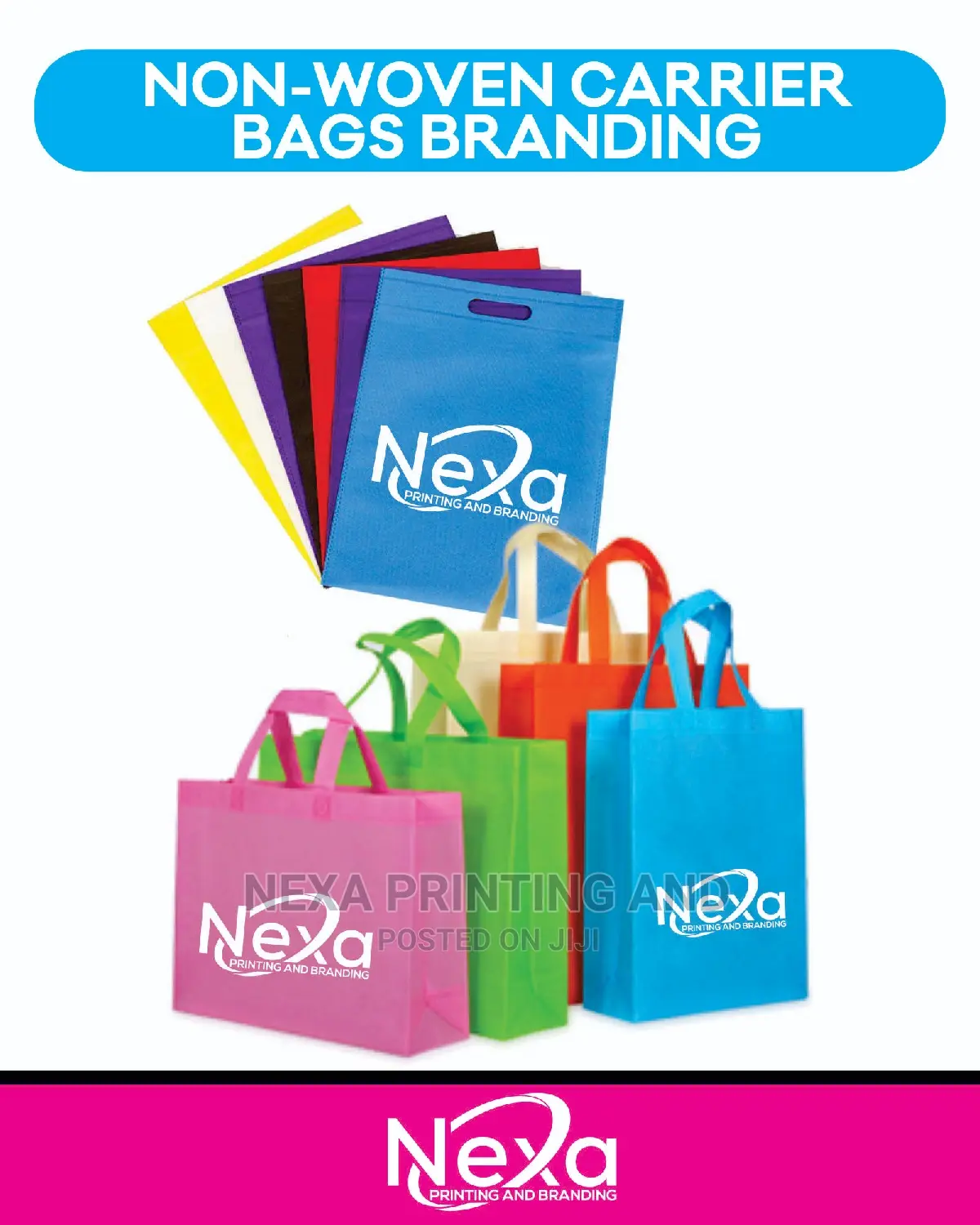 Nonwoven Bags Branding in Nairobi Central Printing Services, Nexa