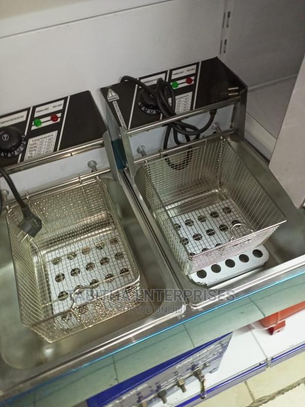 Electric Double Deep Fryer Modern - main view