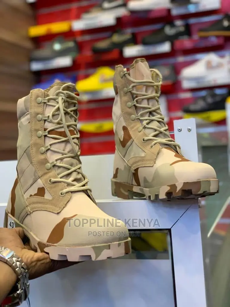 Military Boots Combat Boots Tactical Unisex Hiking Boots in Nairobi Central Shoes, Toppline