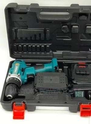 18V Cordless 2 Battery Electric Drill With LED Tool Set - main view