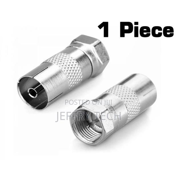 TV Antenna Coaxial Cable Adapter - F-Type to PAL - main view