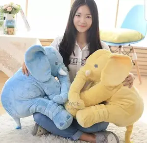 Plush Elephant Baby Pillow