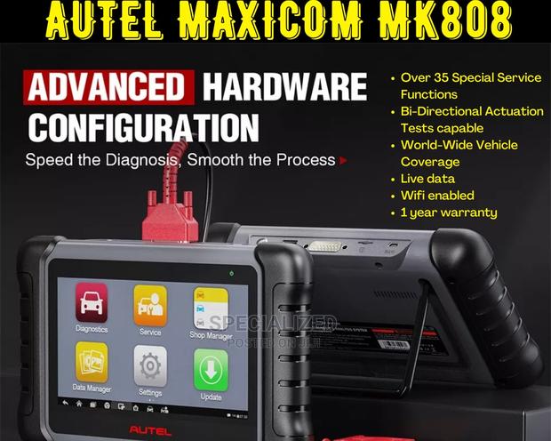 Autel Maxicom Mk808s Car Diagnosis Machine Bi-Directional - thumbnail 2