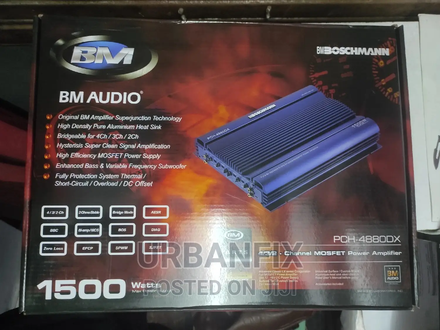 1500 Watts Boschmann 4 Channel Amplifier