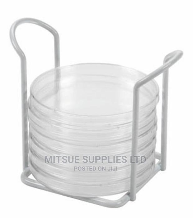 Petri Dish Holder for 10- Stainless Stell 100mm