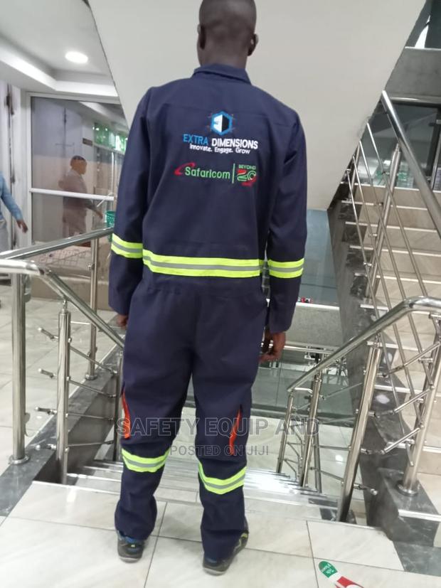 Overalls With Reflective Strips