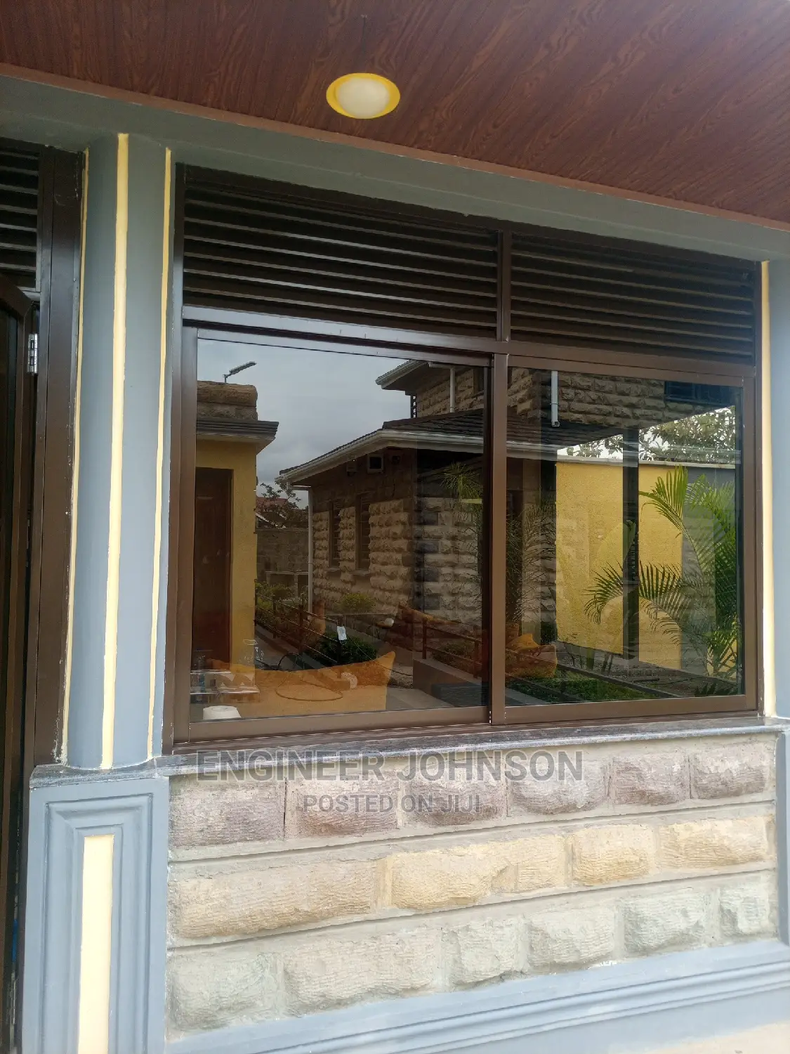 Aluminium Brown Sliding Windows