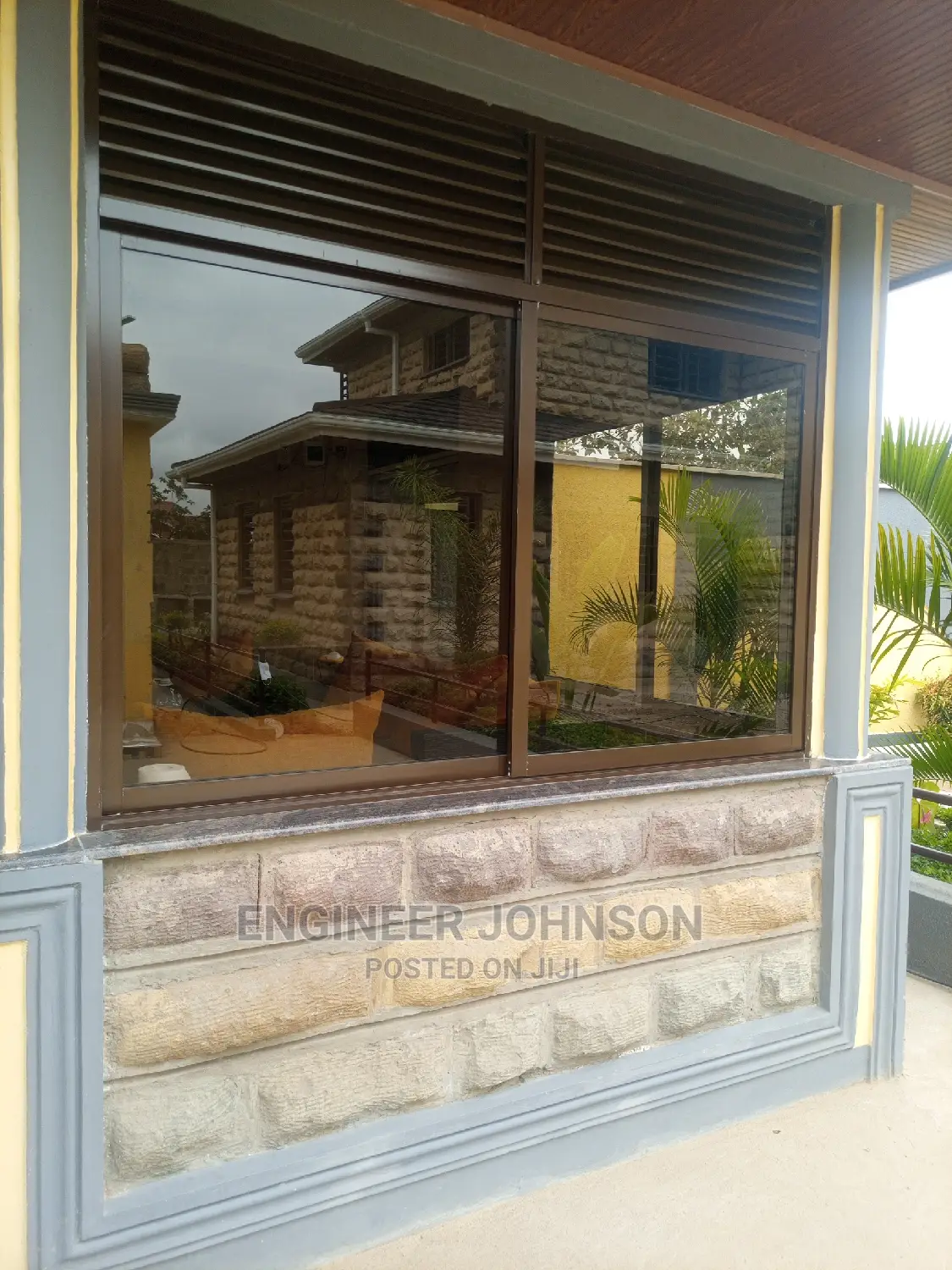 Aluminium Brown Sliding Windows