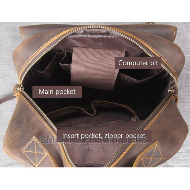 Crazy Horse Leather Laptop Backpack - thumbnail 5