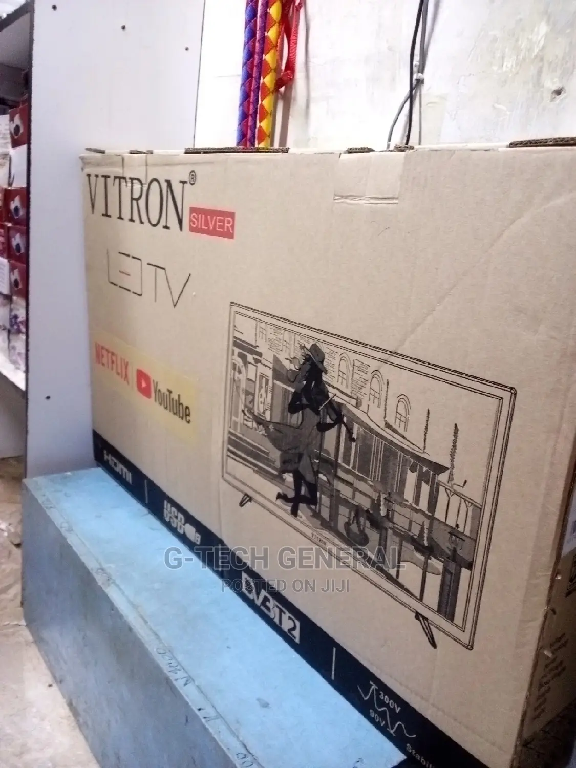 Vitron 43 Smart Television,Free to Air Channels