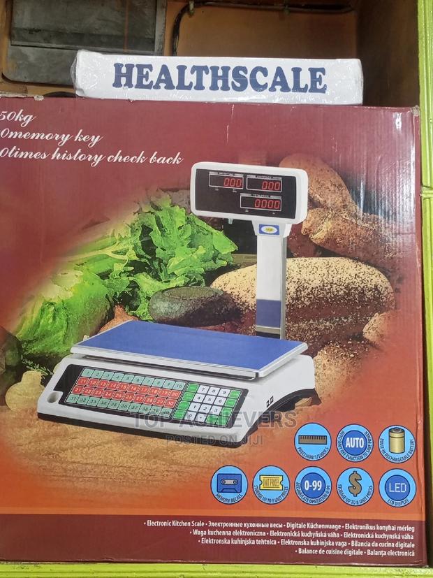 Receipt Print Weighing Scale - main view