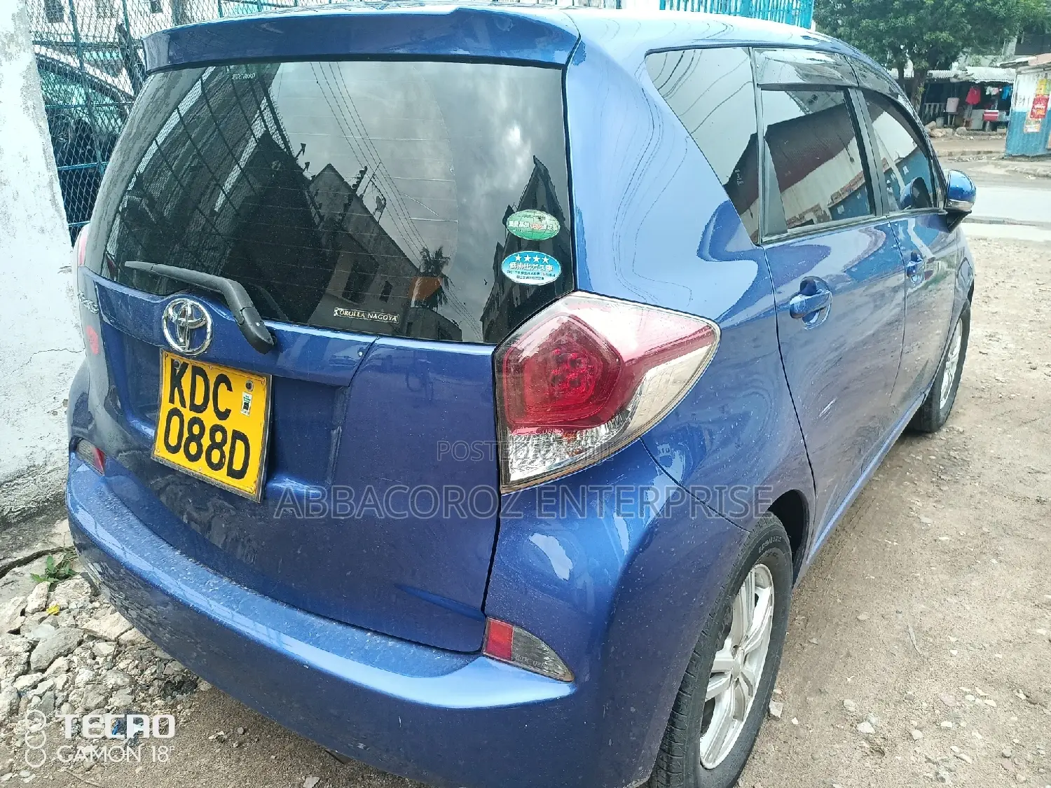 Toyota Ractis 1.5 AWD 2014 Blue