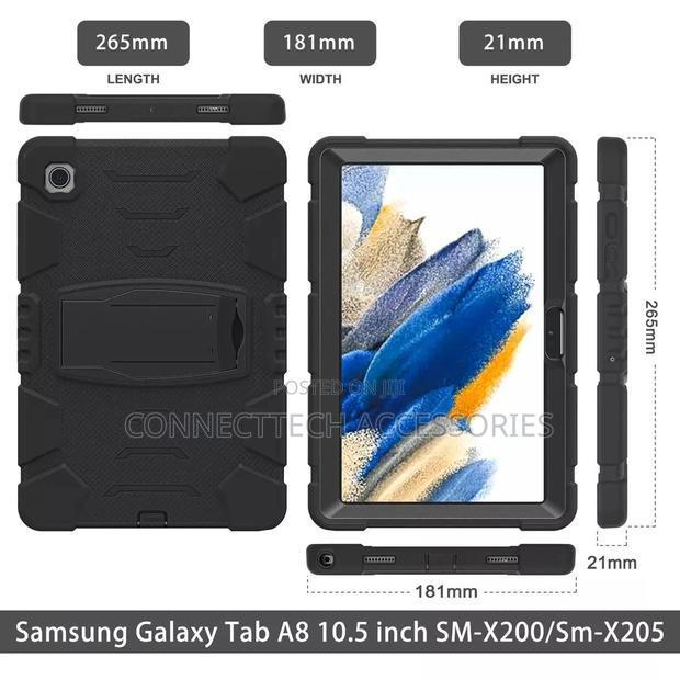 Samsung Tab A8 10.5 Heavy Duty Rugged Case - thumbnail 6