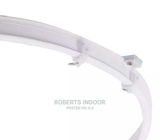 White Pvc Bendable Curtain Rail