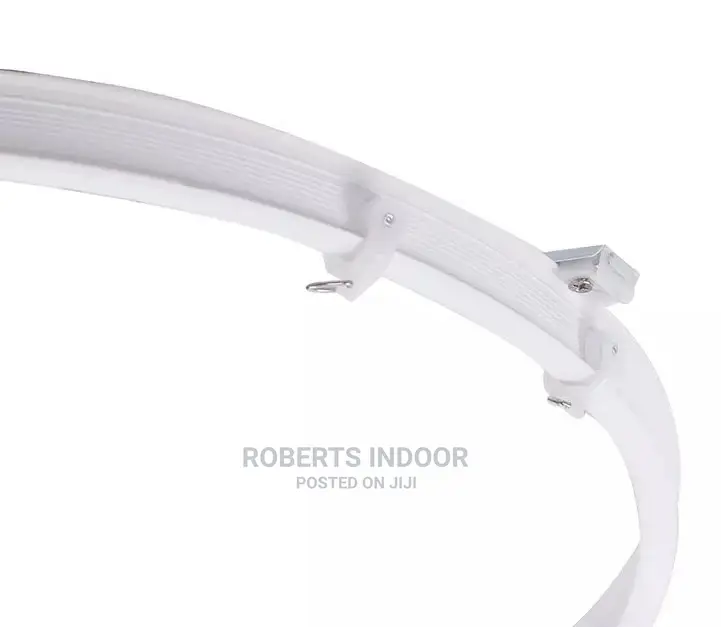 White Pvc Bendable Curtain Rail