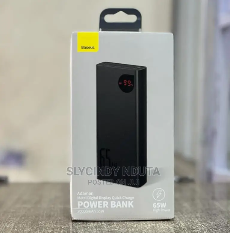 Baseus Power Bank 65w 20000mah
