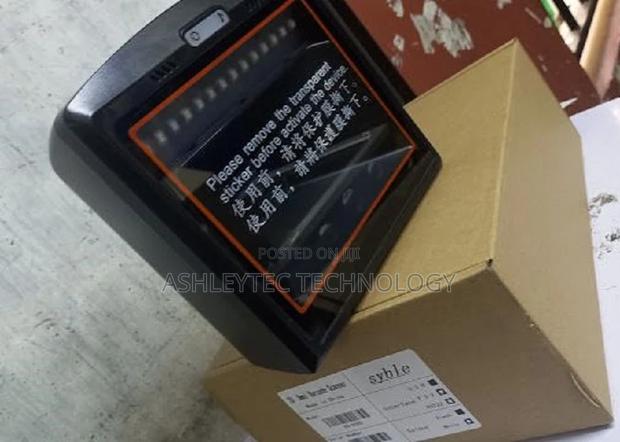 Top Syble Table Desktop Mount Fixed Barcode Scanner - main view