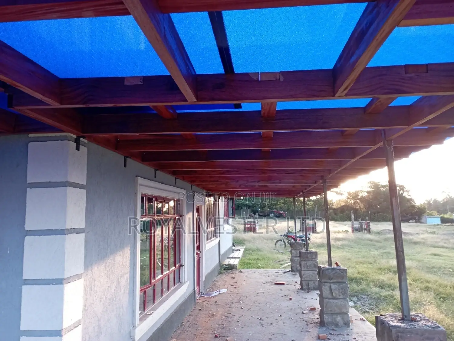 Mahogany Pergolla Installation