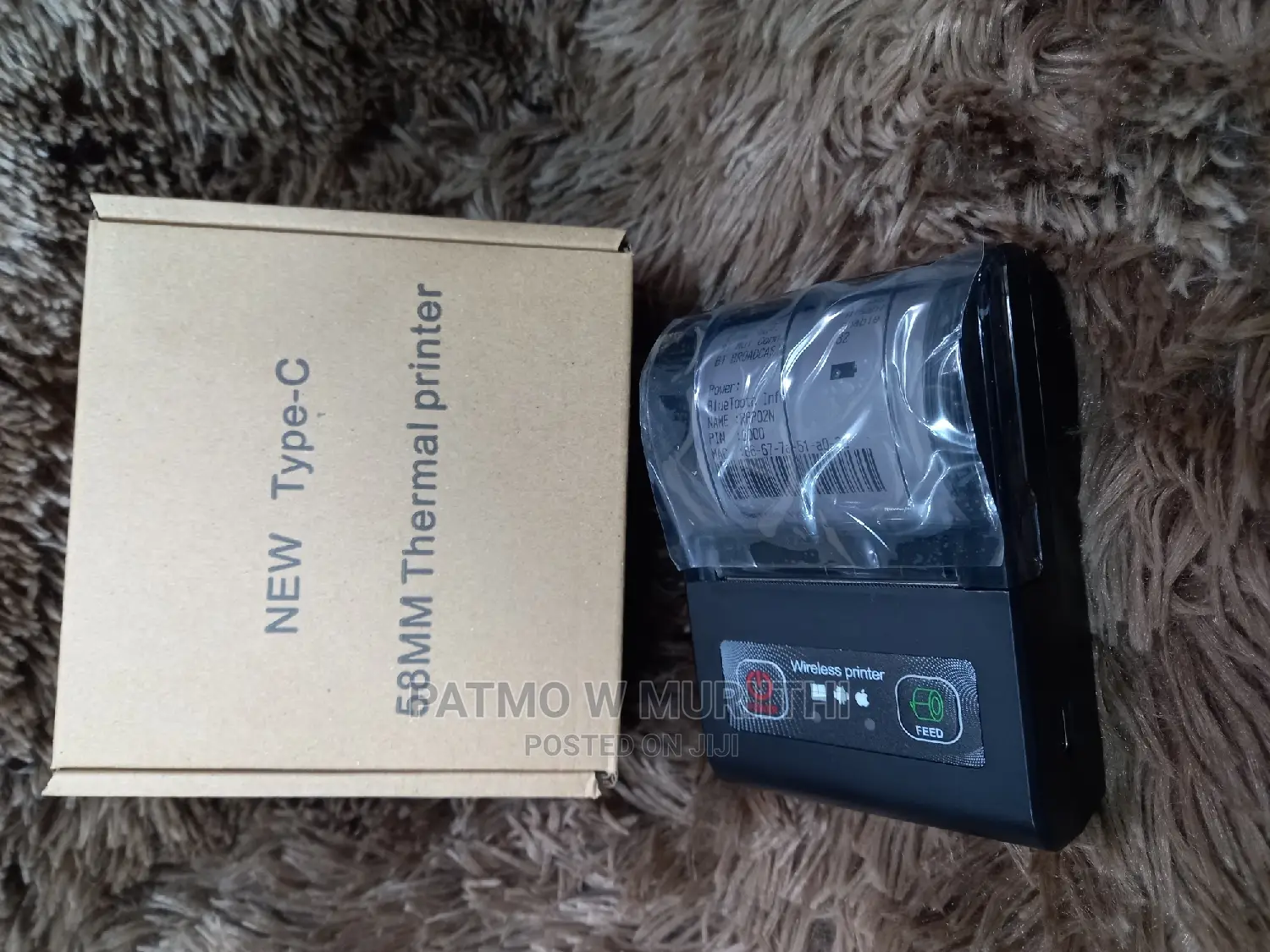 Portable Bluetooth Thermal Receipt Printer 58mm
