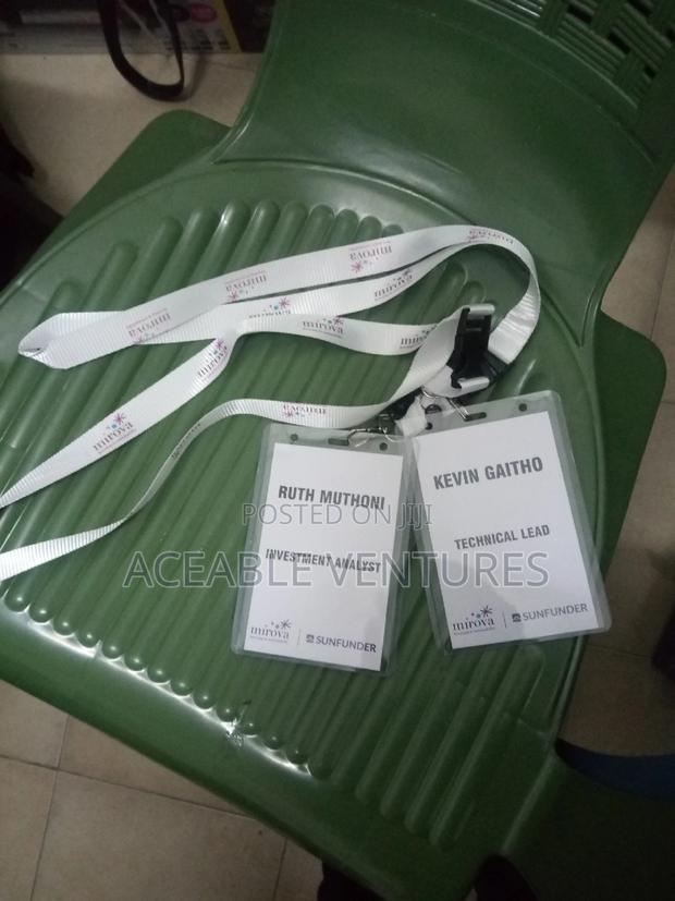 I.D Card Holder and Lanyards - main view