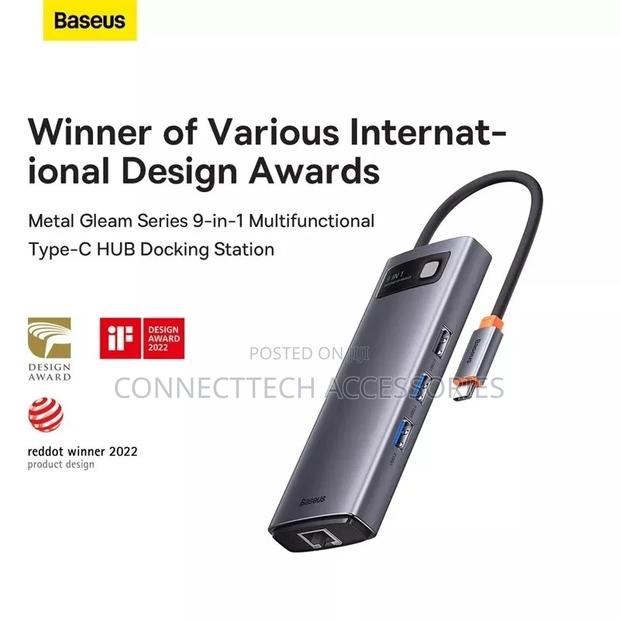 Baseus 9in1 USB C Hub Docking Station - thumbnail 5
