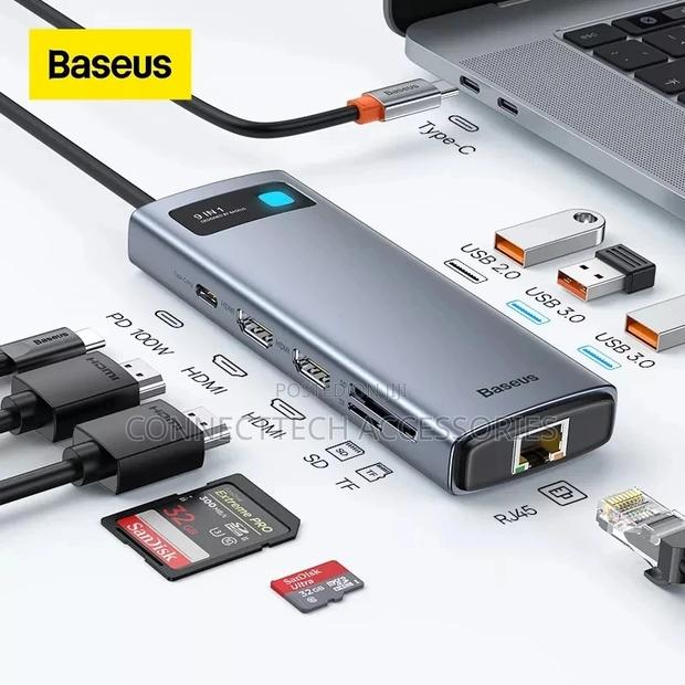 Baseus 9in1 USB C Hub Docking Station - main view