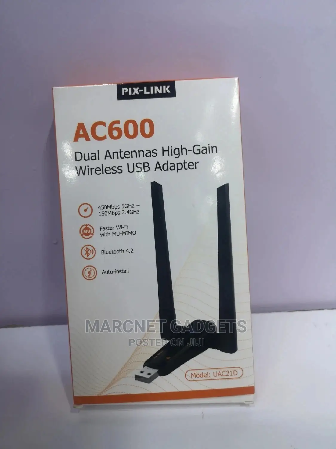 Dual Band Wifi Dongle 2.4, 5G With Bluetooth 4.2