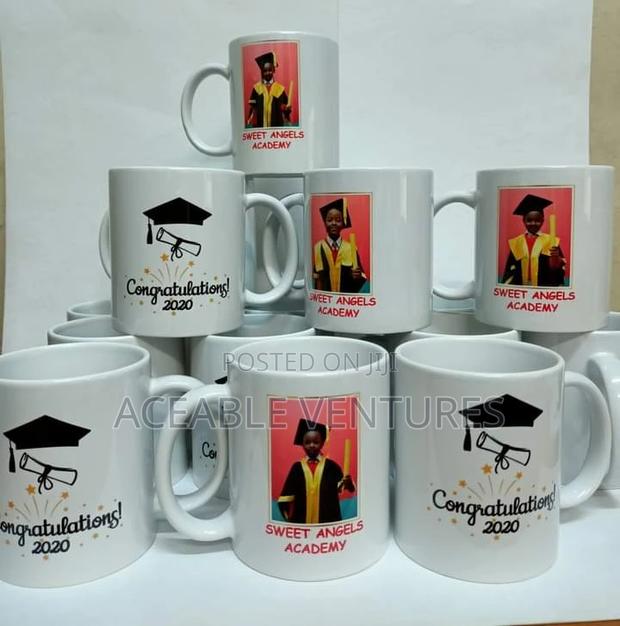 White Printed Mugs