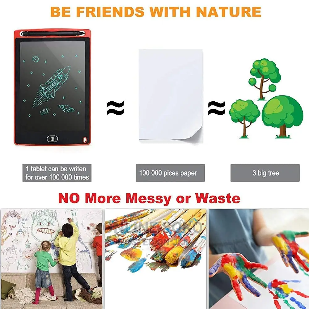 Kids LCD Writing Drawing Tablets - 6.5/8.5/10.5/12 Inches