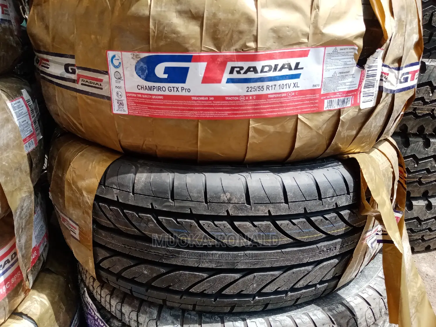 225/55r17 GT RADIAL (CHAMPIRO GTX Pro) Made in Indonesia