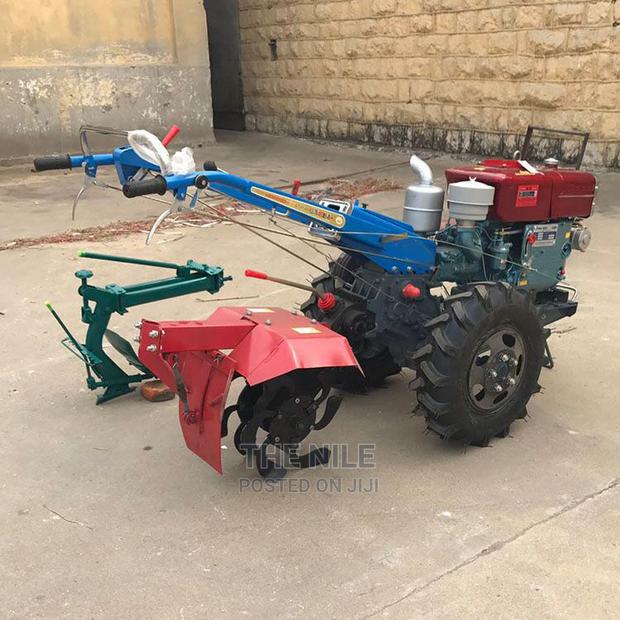 Walk-behind Tractor With Hoe - main view