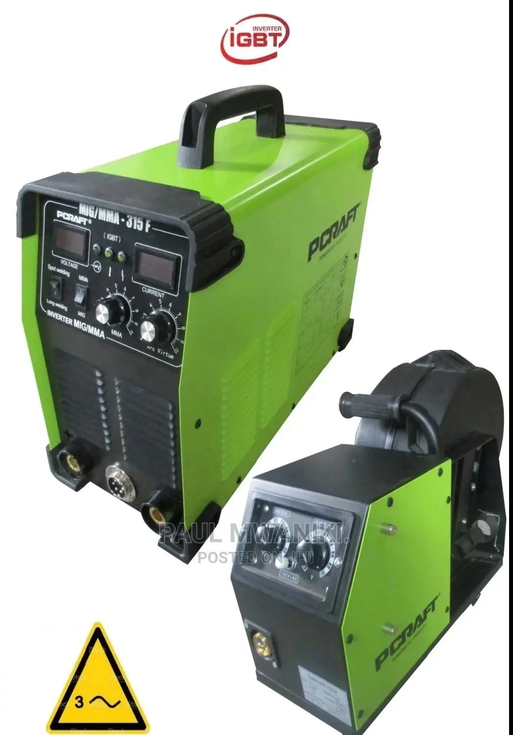 Igbt- Mig/Arc Welding Machine - Mig/Mma - 315F