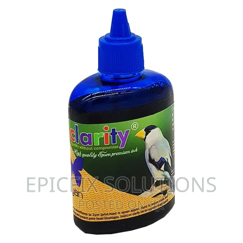 Cyan Ink Clarity