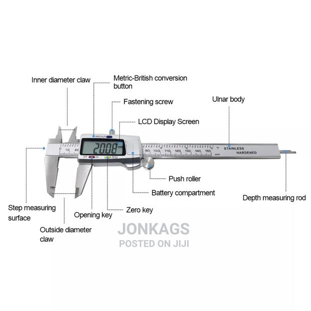 Metallic Electronic Digital Calipers - thumbnail 6