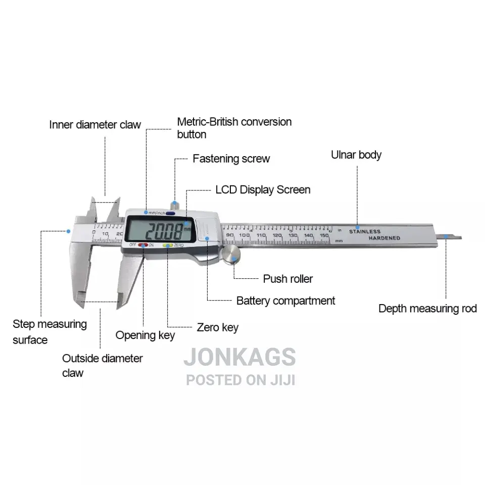 Metallic Electronic Digital Calipers