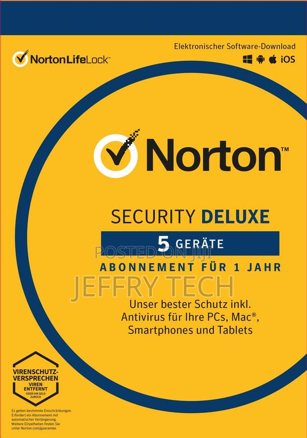 NORTON Security Deluxe 2022 5devices 5pc/Mac/Android 2023 - main view