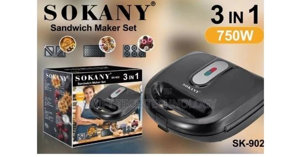 Sokany 3 in 1 Sandwich Maker - main view