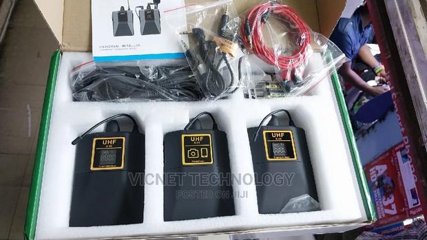 Double Channel Uhf Wireless Lapel Microphone - main view