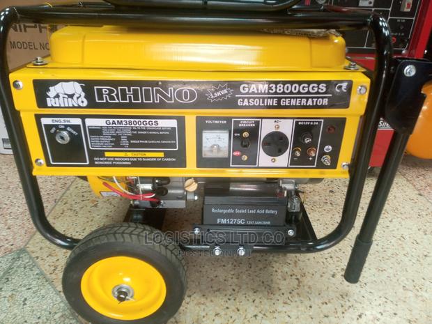 Rhino Gam3800ggs 4kva Petrol Generator
