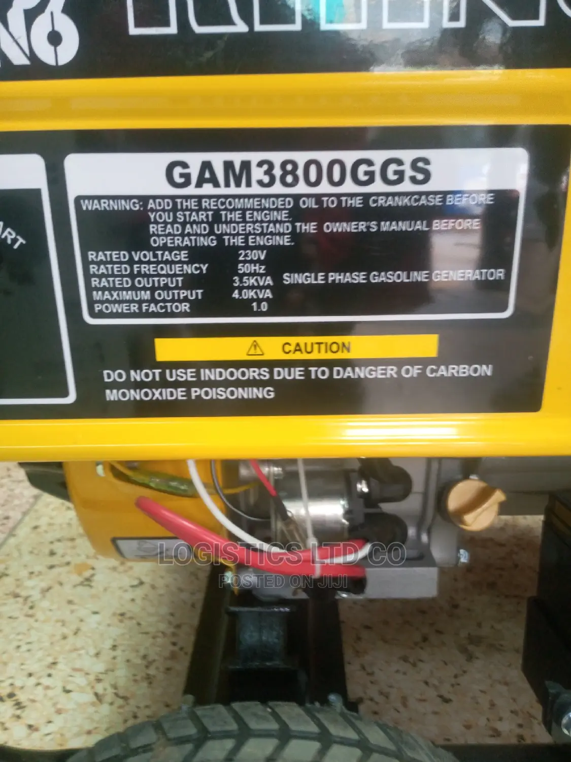 Rhino Gam3800ggs 4kva Petrol Generator