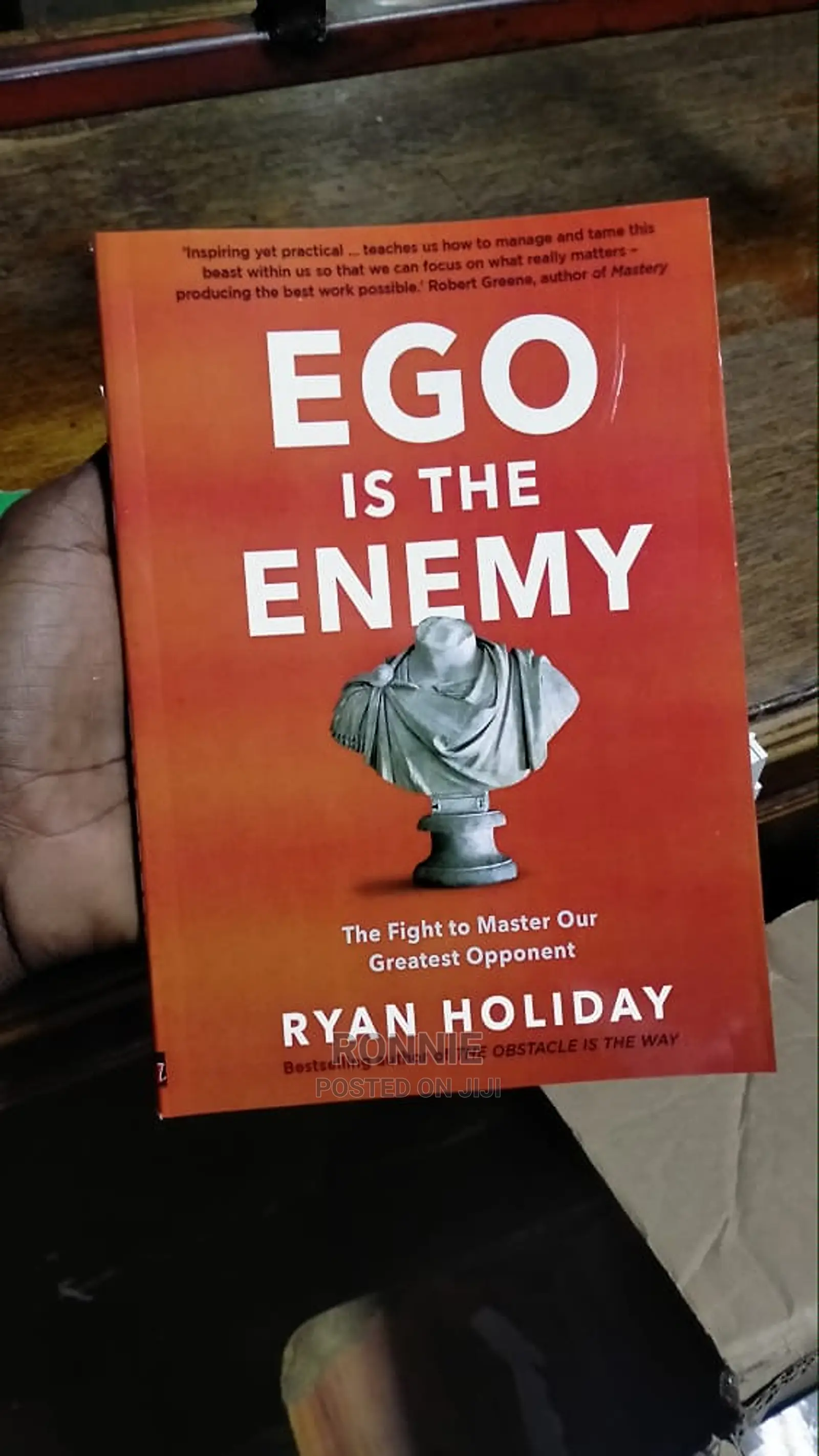 Ego Is the Enemy Book by Ryan Holiday