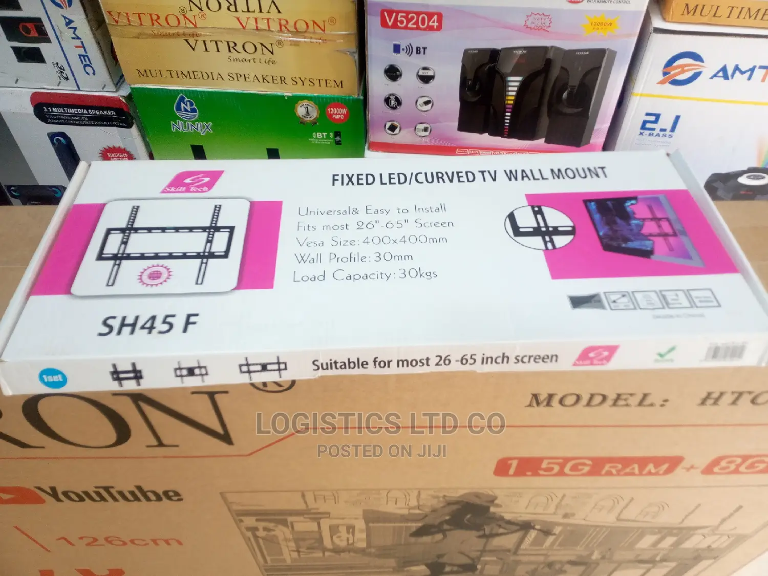 Fixed Led / Curved Tv Wall Mount 26 - 65 Screen