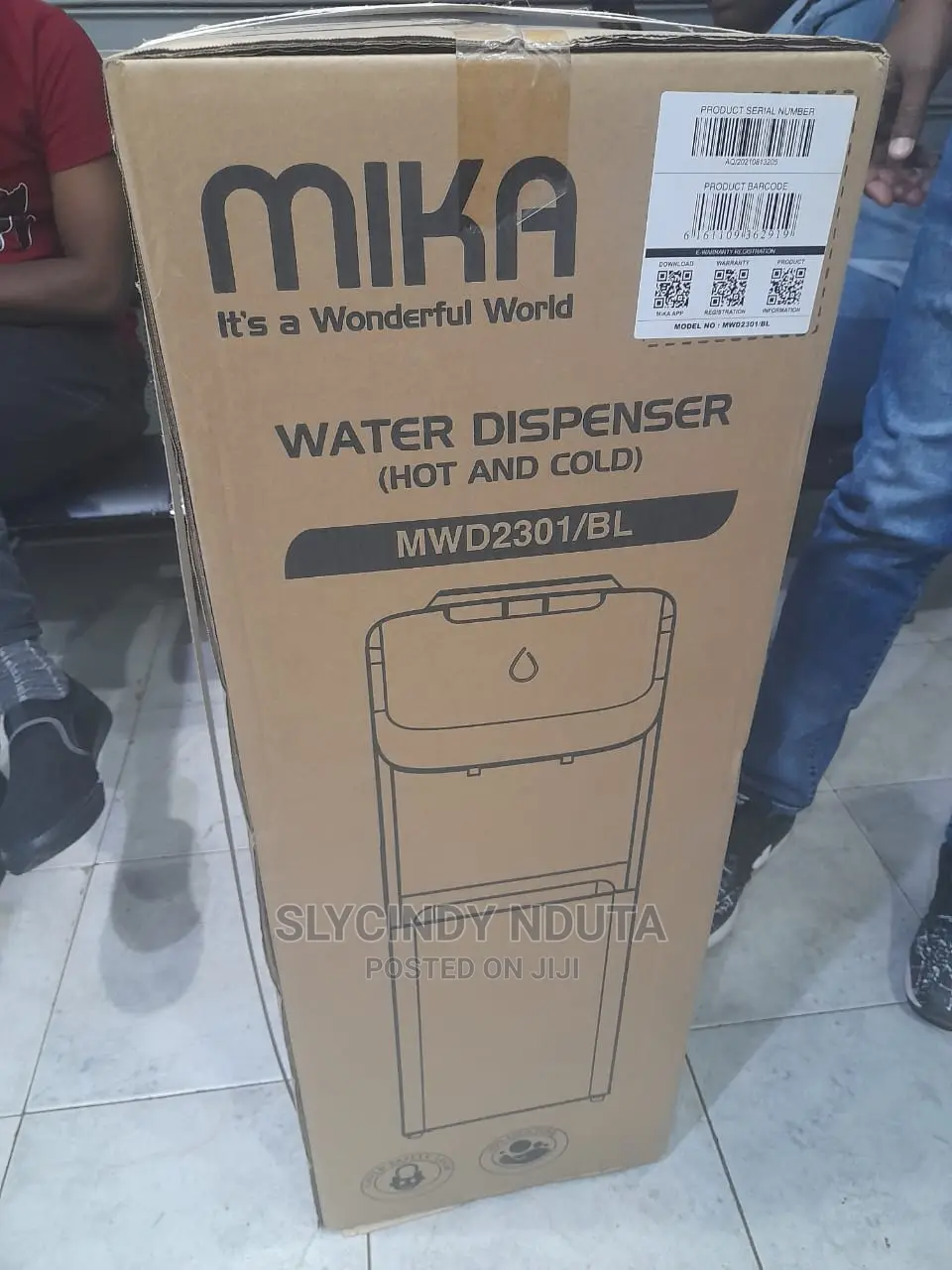Mika Water Dispenser Mwd2301/Bl