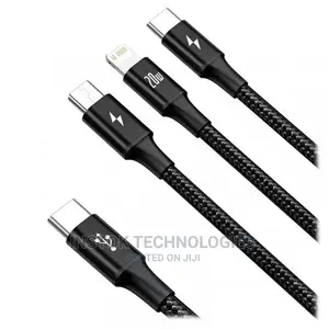 Baseus Rapid 3-In-1 Cable Type-C to Micro + Lightning + USB