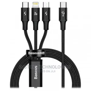Baseus Rapid 3-In-1 Cable Type-C to Micro + Lightning + USB