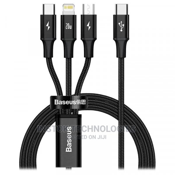 Baseus Rapid 3-In-1 Cable Type-C to Micro + Lightning + USB - thumbnail 2