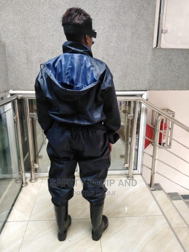 Navy Blue Spray Overalls